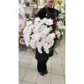Букет из 15  Хризантем кустовых белых
